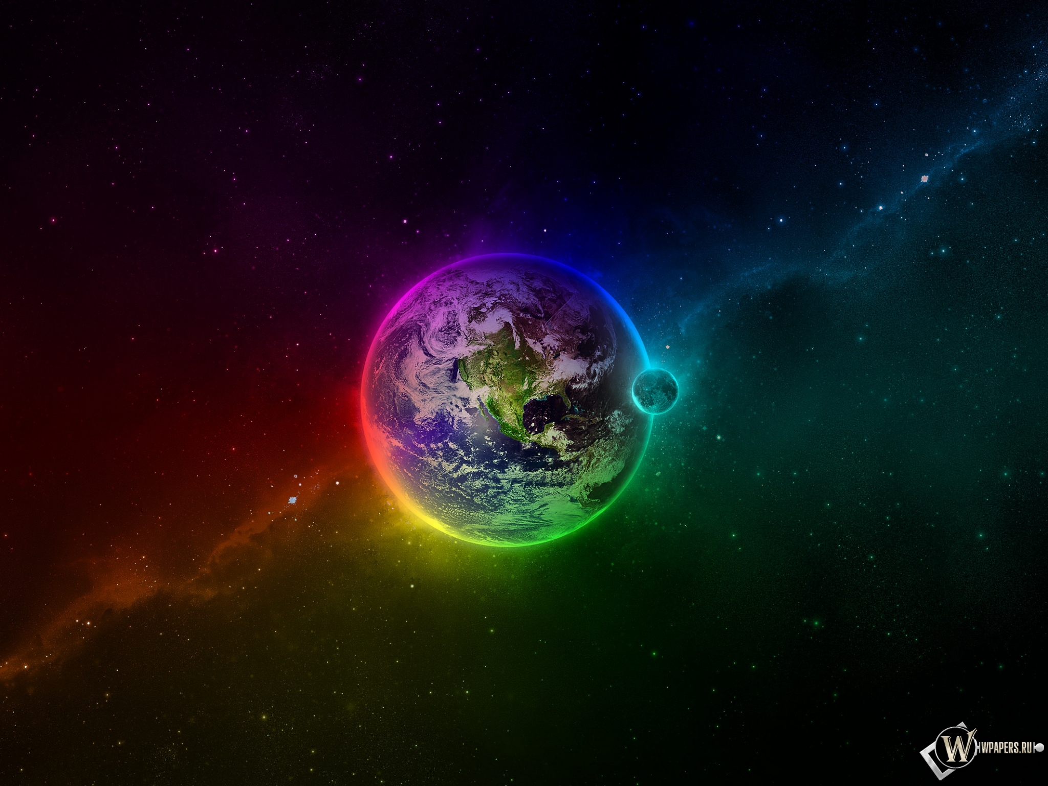 Разноцветная земля 2048x1536