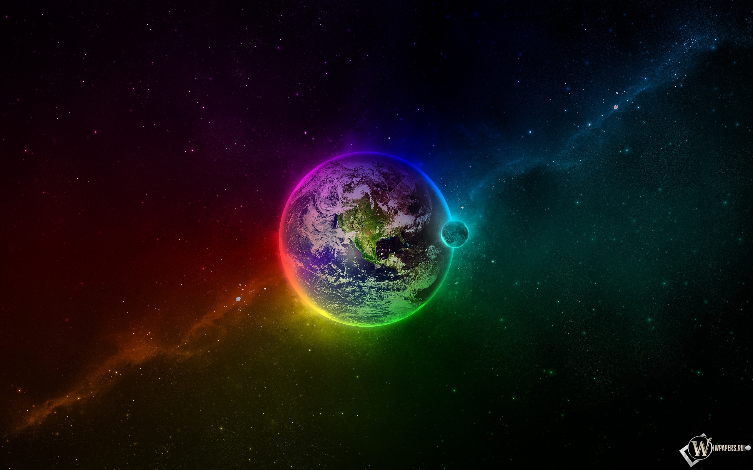 Разноцветная земля 2560x1600