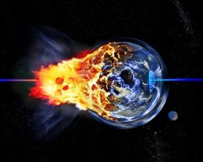 Обои Взрыв планеты: Планета, Взрыв, Катастрофа, Космос