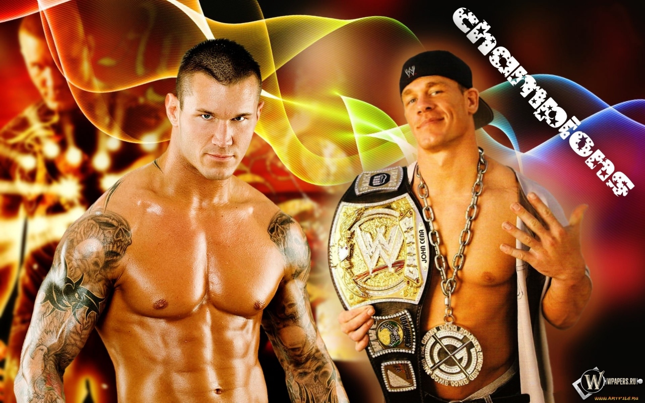 Randy Orton vs John Cena 1280x800