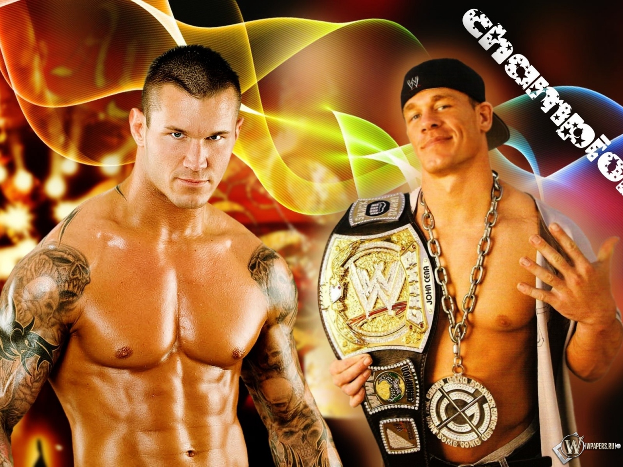 Randy Orton vs John Cena 1280x960