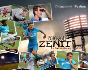 Обои Зенит 2010: Zenit, SHAMS, Зенит, ФК ЗЕНИТ, Алвеш, Спорт