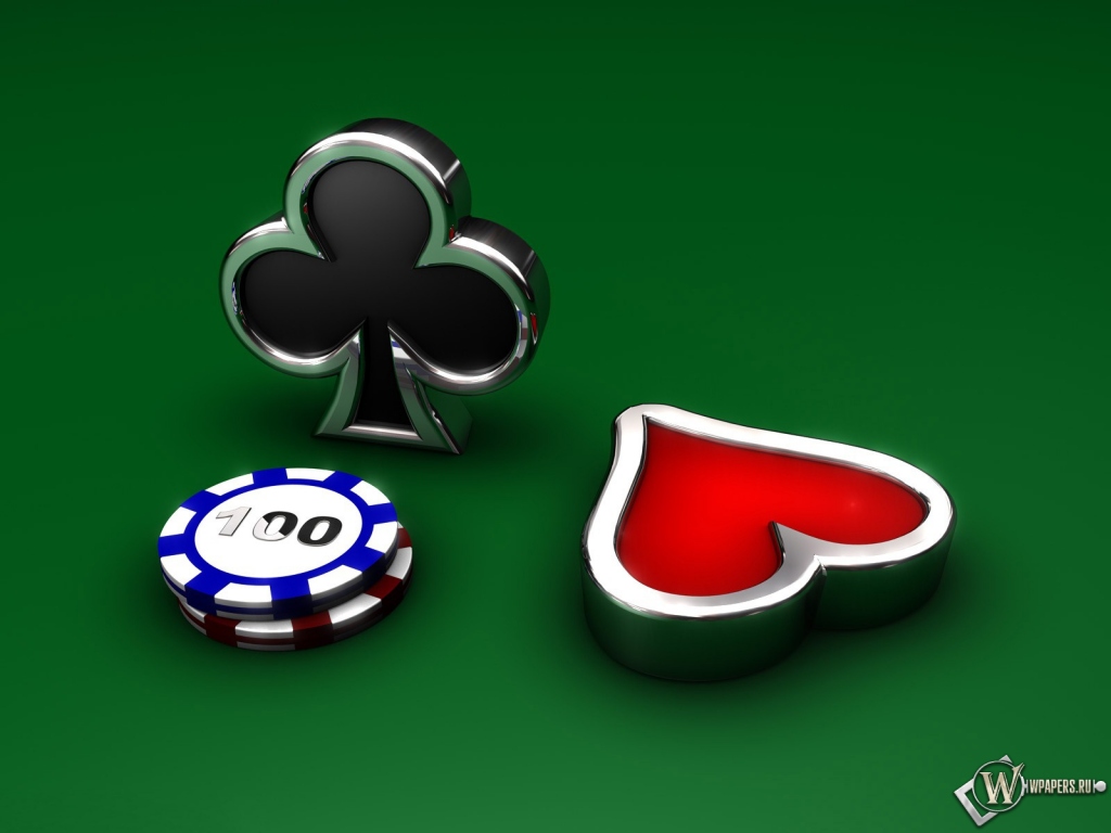 Покерные фишки 1024x768