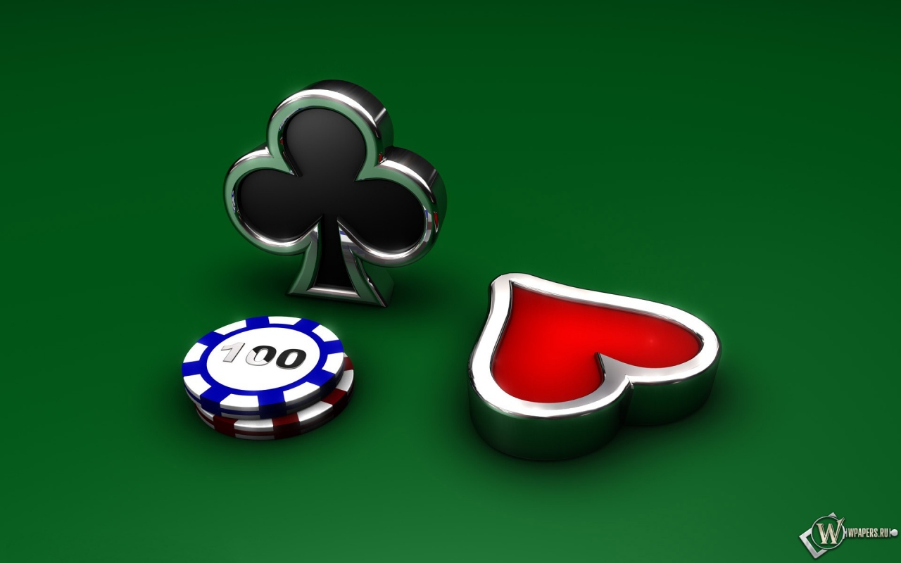 Покерные фишки 1280x800