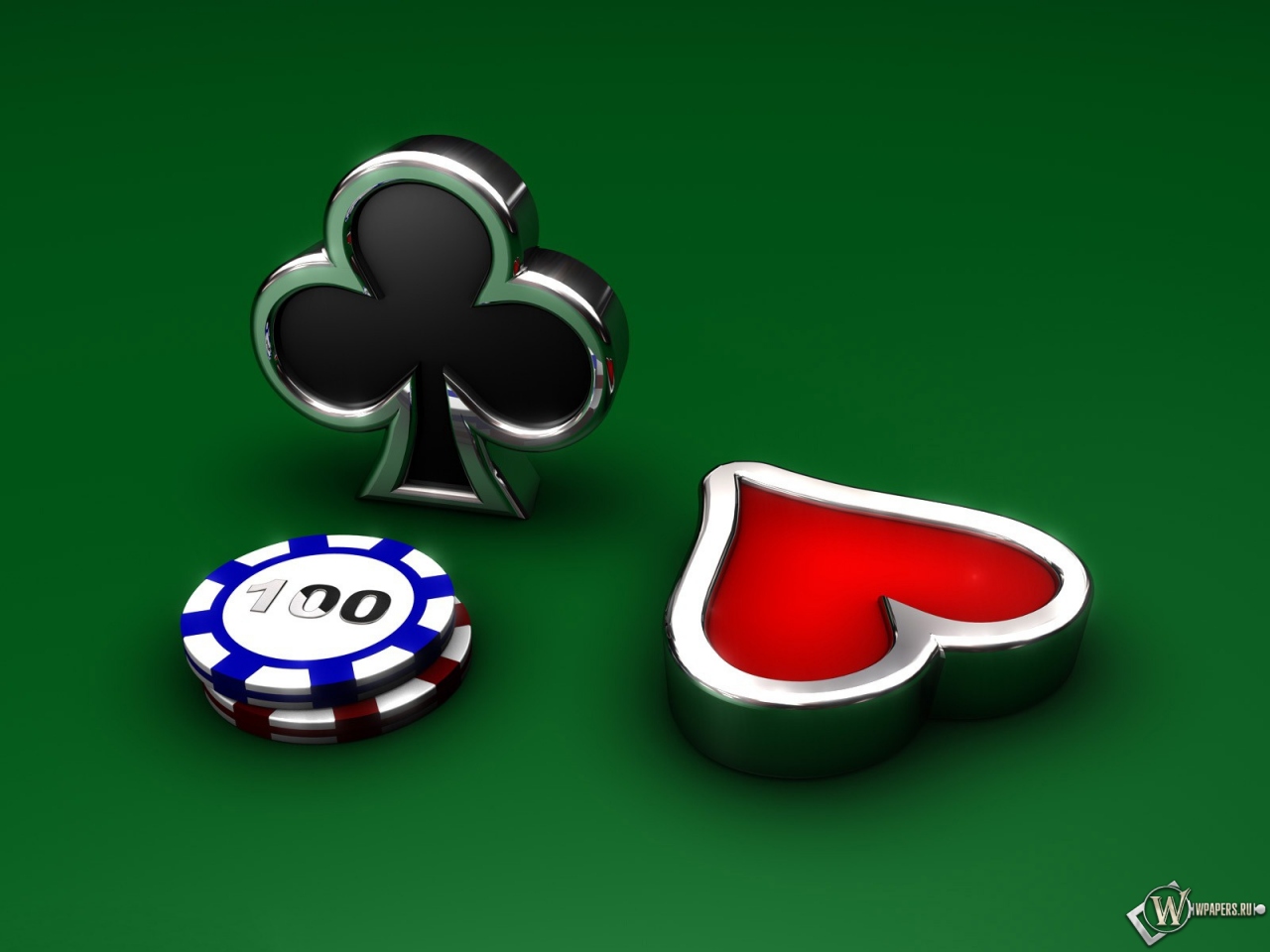Покерные фишки 1280x960