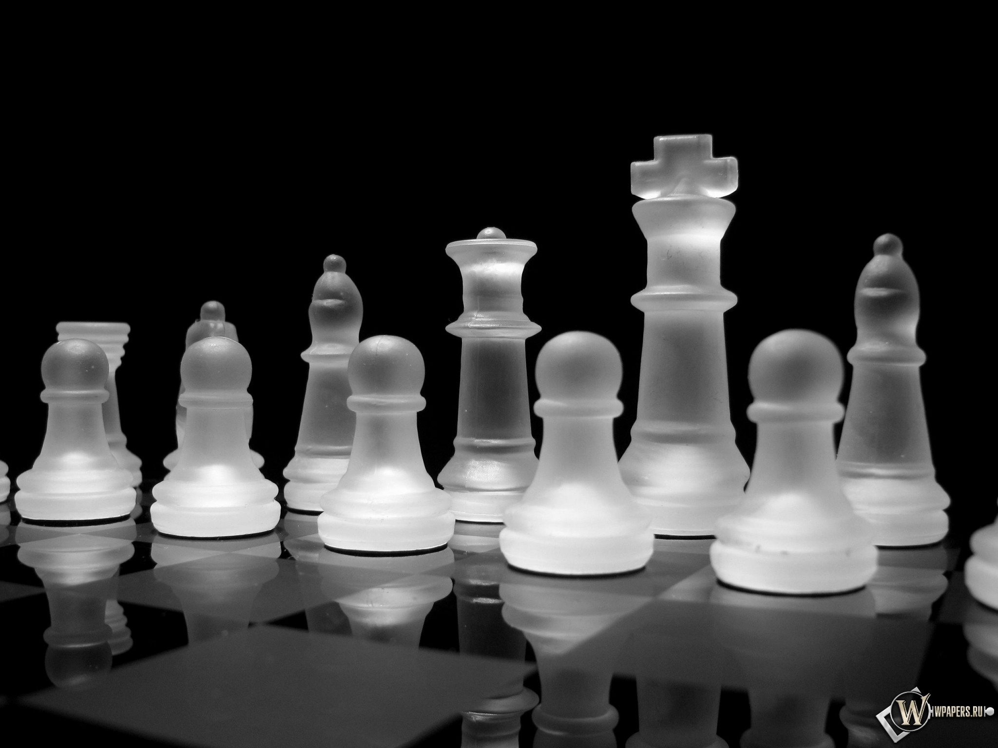 Хрустальные шахматы 2048x1536