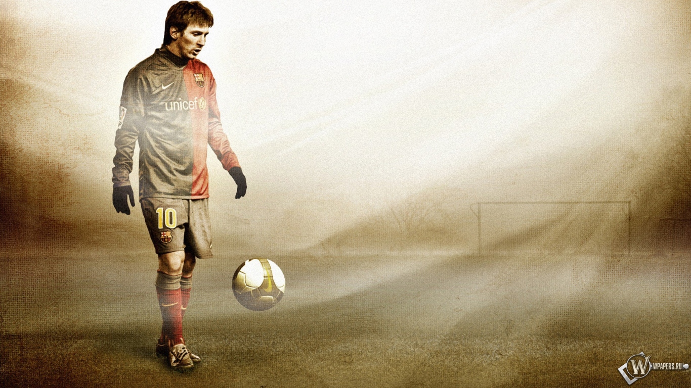 Lionel Messi 1366x768