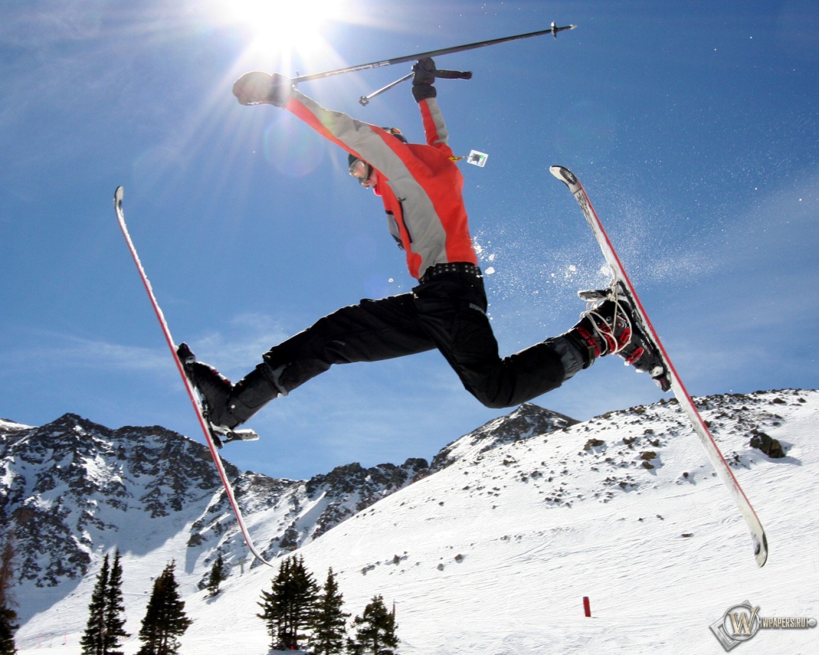 Скачущий лыжник 1600x1280