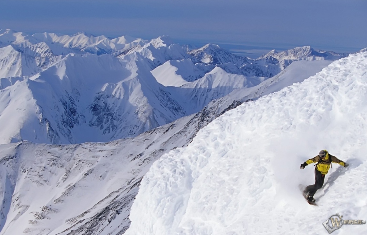 Alaskan Snowboarding 1200x768