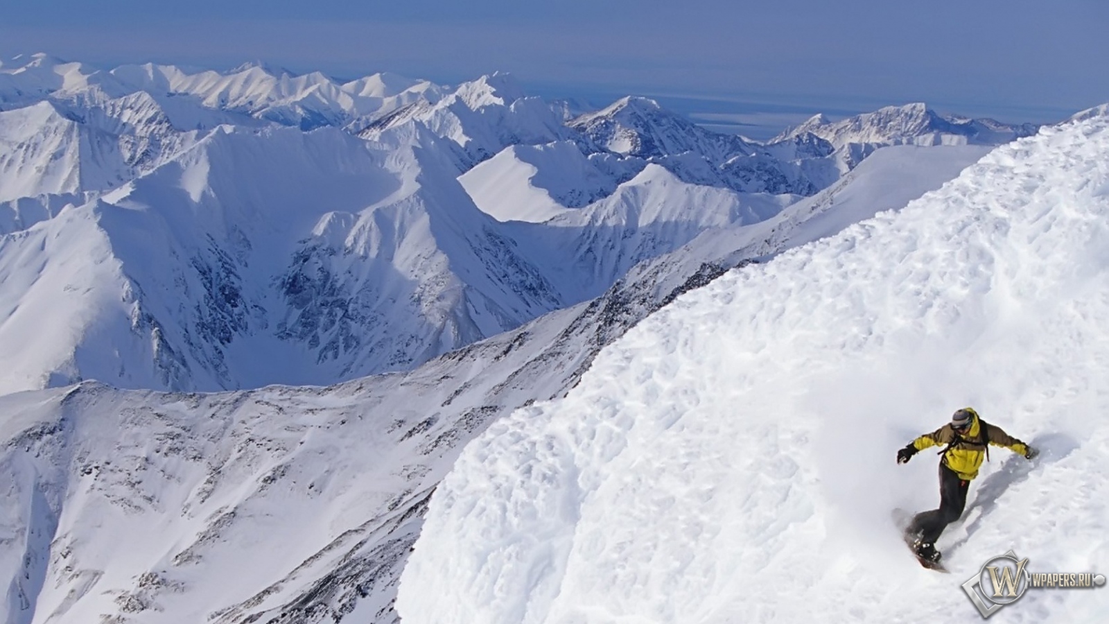 Alaskan Snowboarding 1600x900