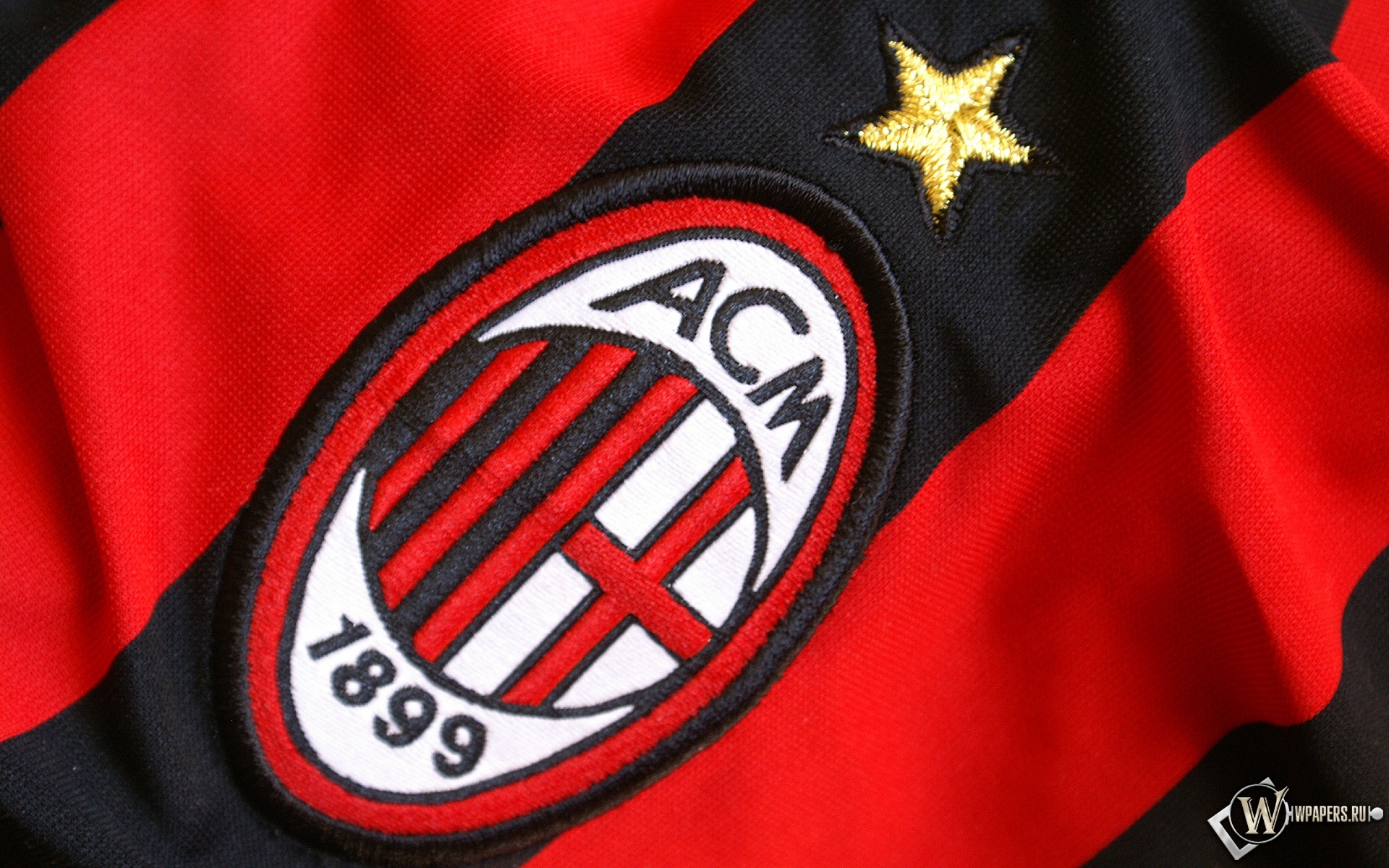 Эмблема ФК Милан 1920x1200