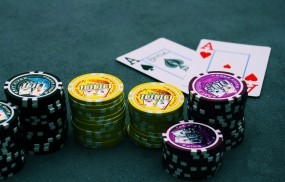 Обои Покер: Стол, Покер, Фишки, Азарт, Спорт
