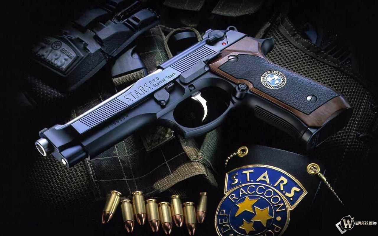 S.T.A.R.S. кастомная Beretta M 29FS 1280x800