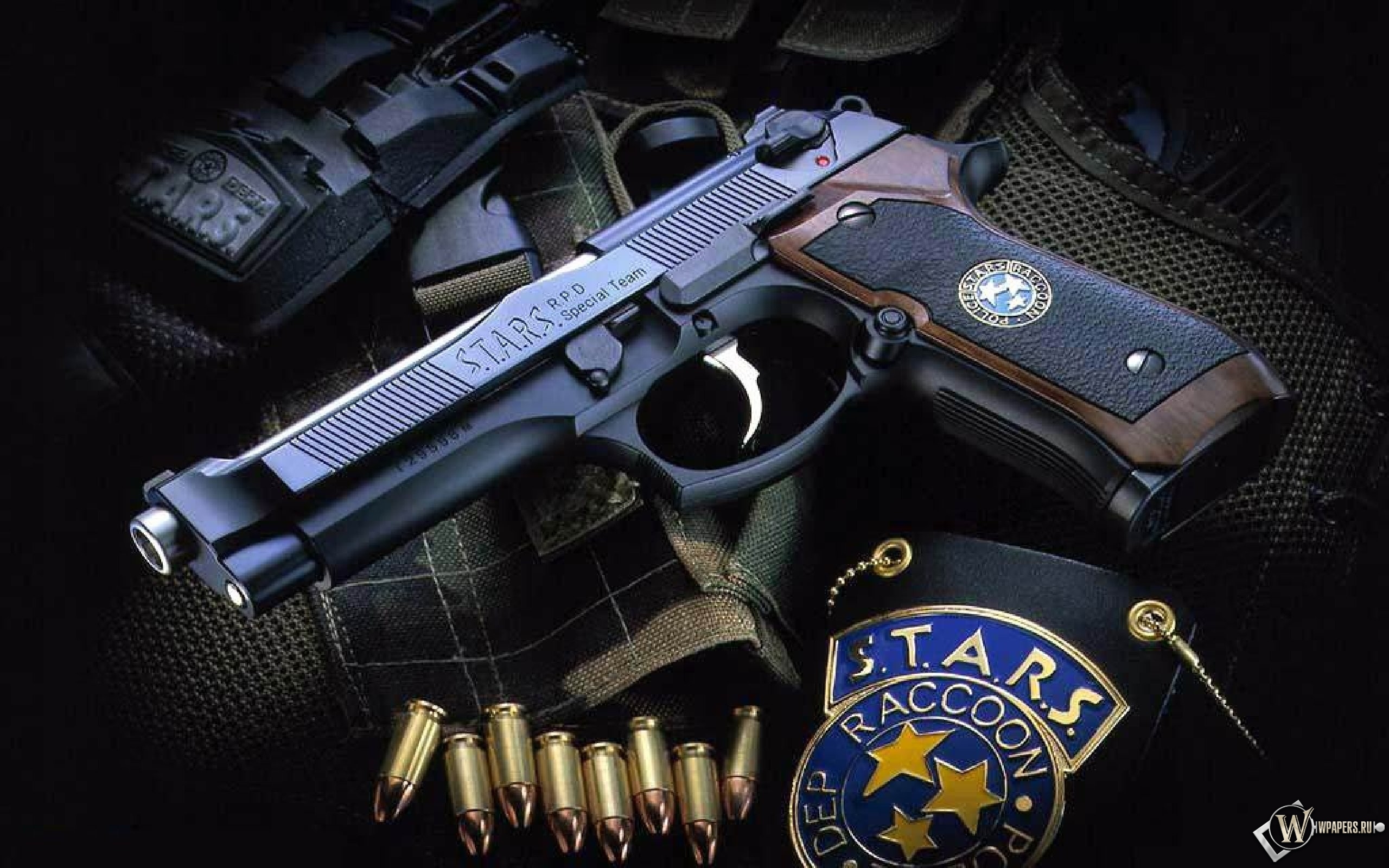 S.T.A.R.S. кастомная Beretta M 29FS 2560x1600
