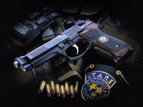 Обои S.T.A.R.S. кастомная Beretta M 29FS: Оружие, Пистолет, Полиция, Beretta, Оружие