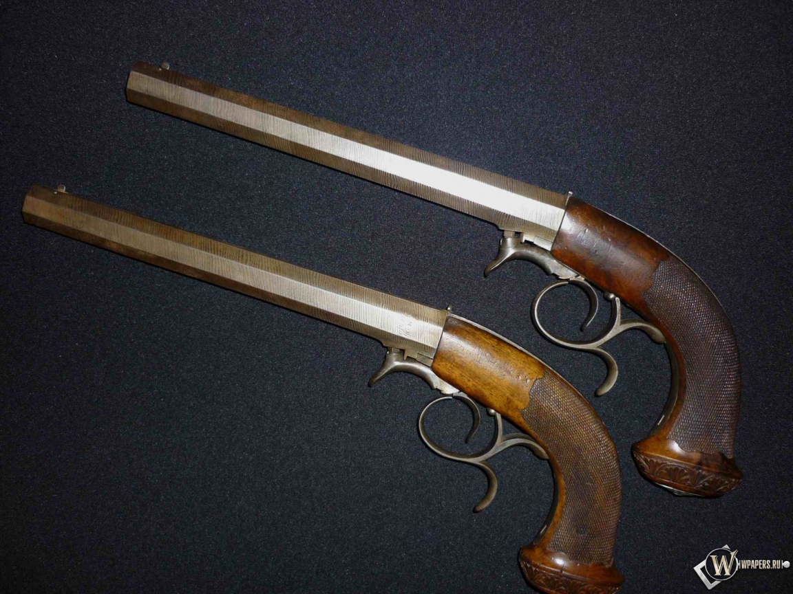 Дуэльные пистолеты 40-50 годы XIX века 1152x864
