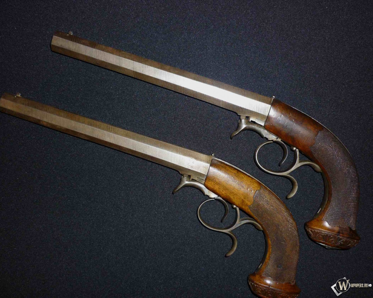 Дуэльные пистолеты 40-50 годы XIX века 1280x1024