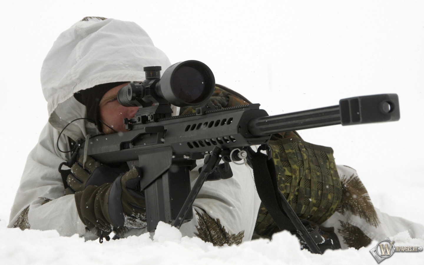 снайперская винтовка barret 1440x900