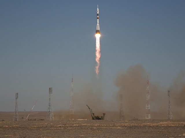 Запуск ракеты Союз ТМА-16