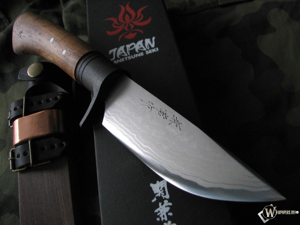 Японский нож 1024x768