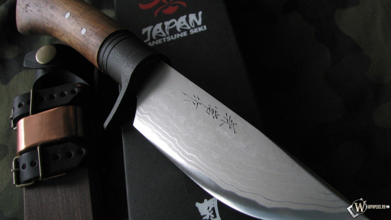 Японский нож 1280x720