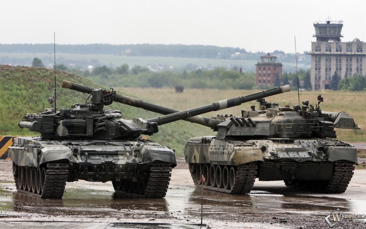 Танец танков Т-90 1280x800