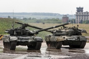 Обои Танец танков Т-90: Оружие, Танк, Оружие