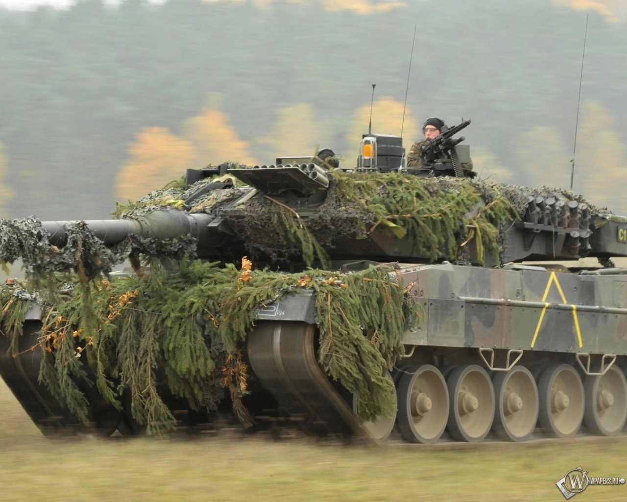 Танк Leopard 2A6  1280x1024