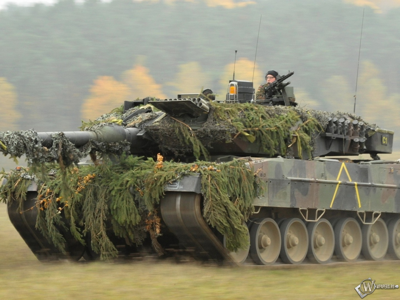 Танк Leopard 2A6  1280x960