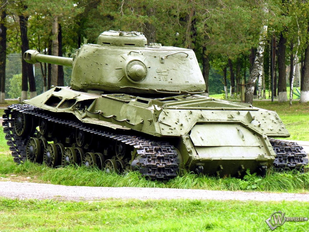 Тяжелый танк ИС-2 1024x768