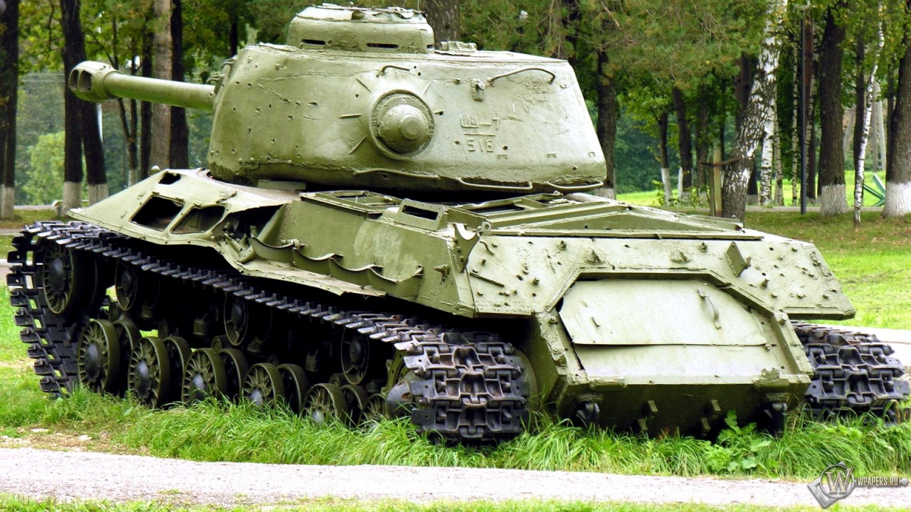 Тяжелый танк ИС-2 1280x720