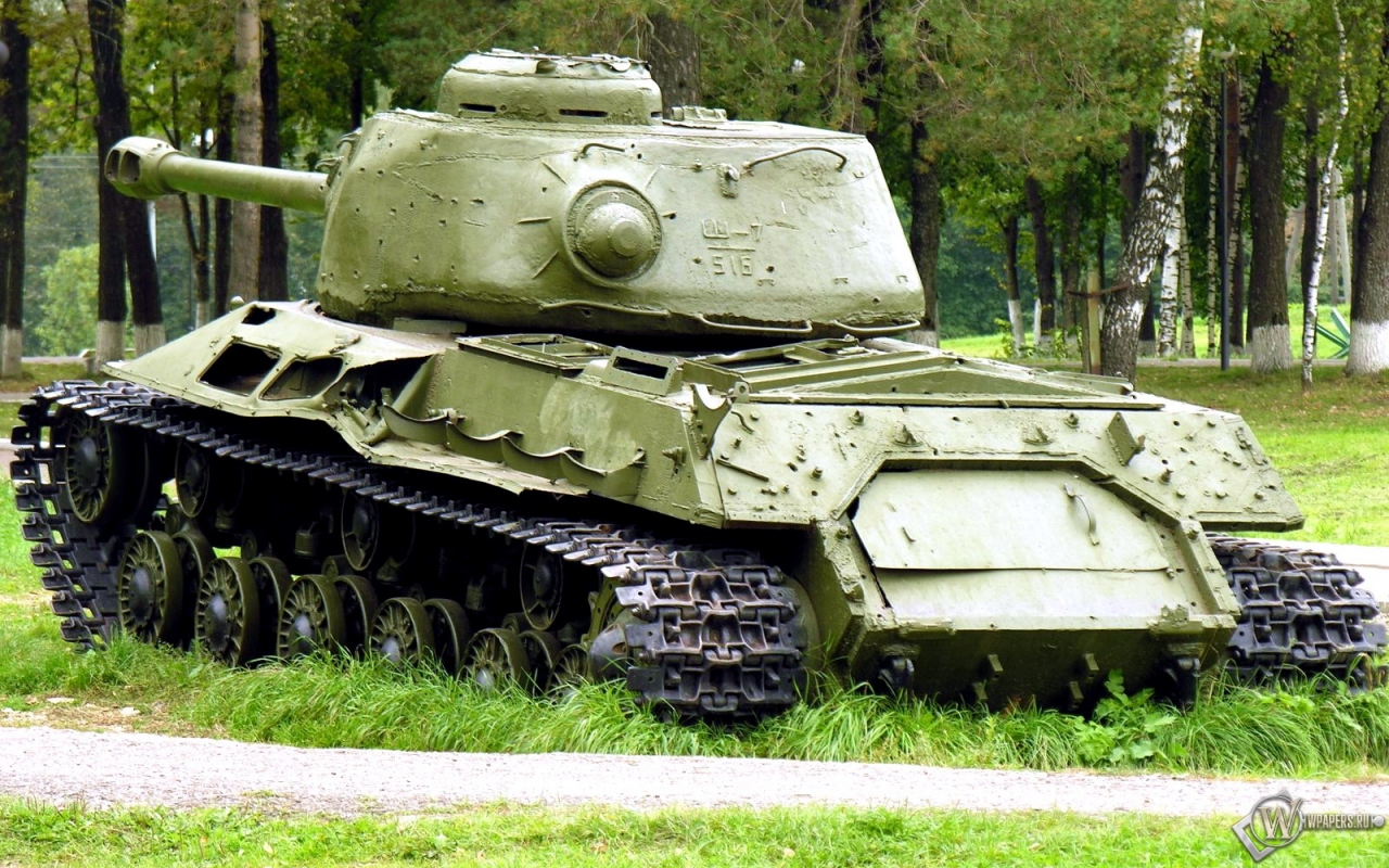 Тяжелый танк ИС-2 1280x800