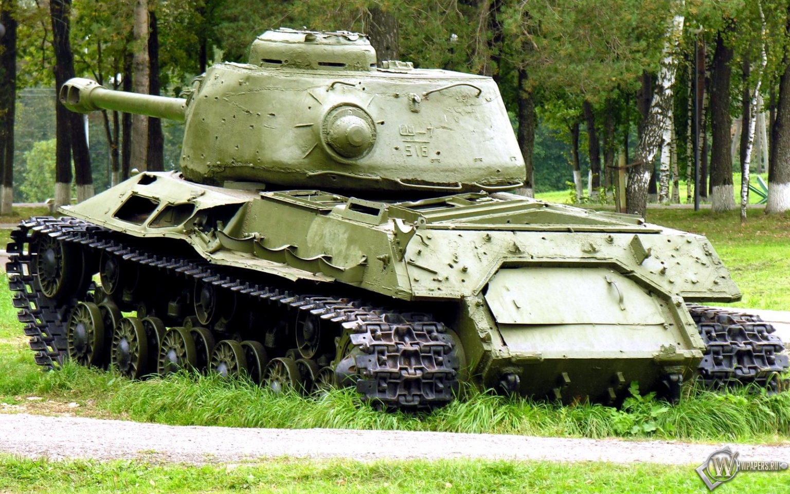 Тяжелый танк ИС-2 1536x960