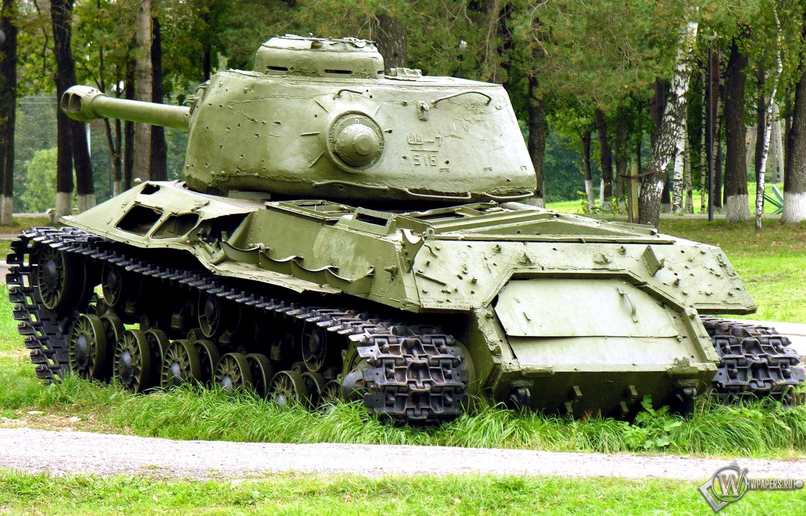 Тяжелый танк ИС-2 1600x1024