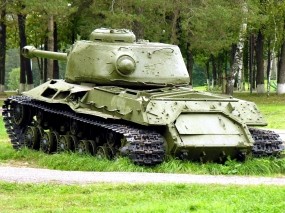 Обои Тяжелый танк ИС-2: Оружие, Танк, Оружие