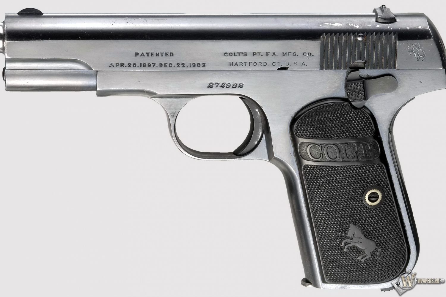 Colt M1903 Hammerless 32 ACP 1500x1000