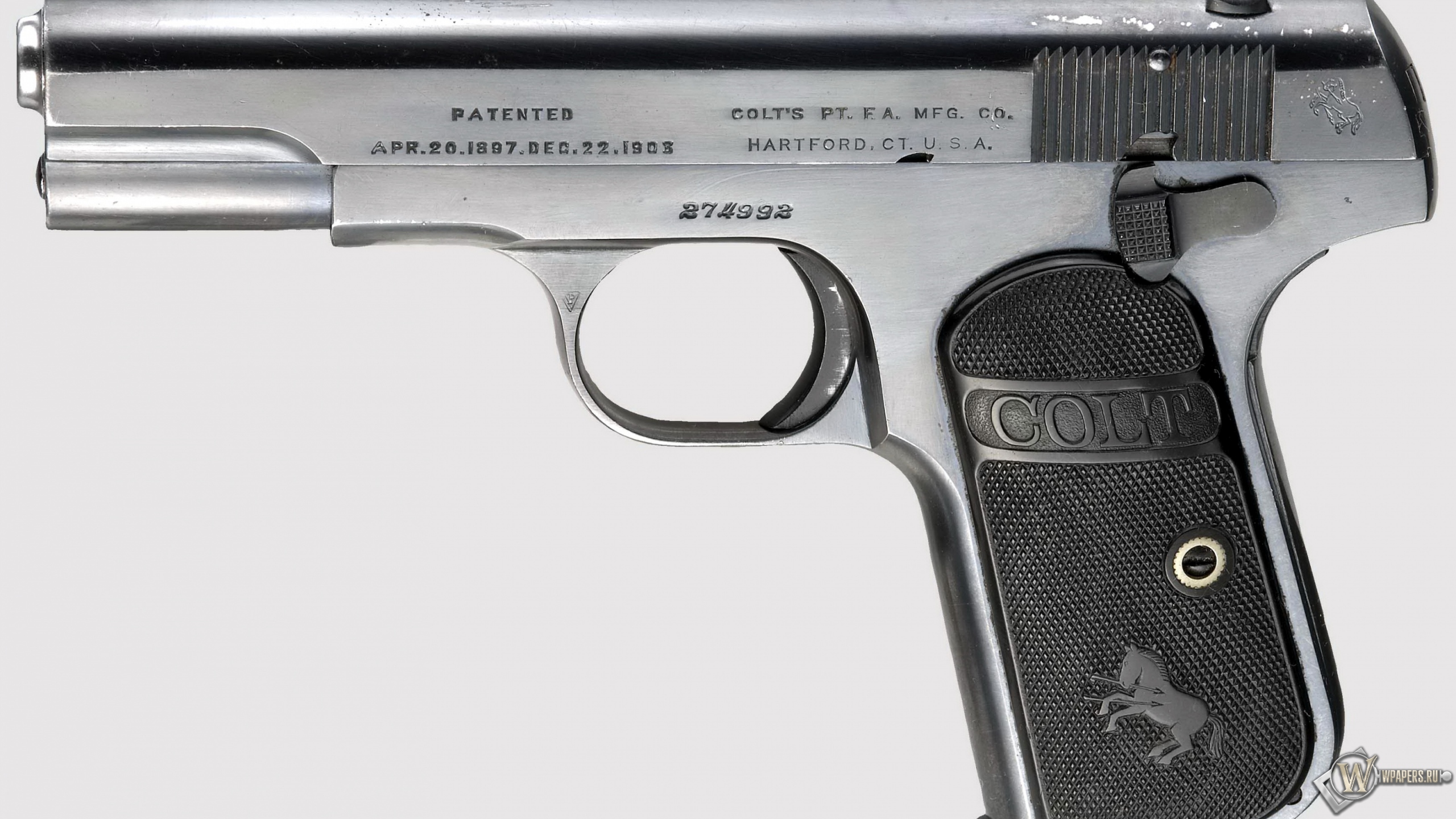 Colt M1903 Hammerless 32 ACP 2560x1440