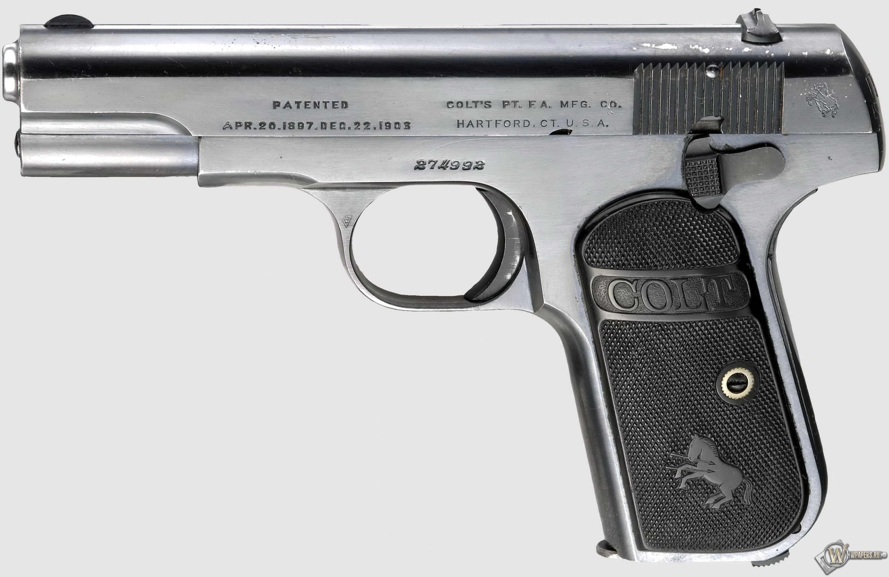 Colt M1903 Hammerless 32 ACP 3024x1964