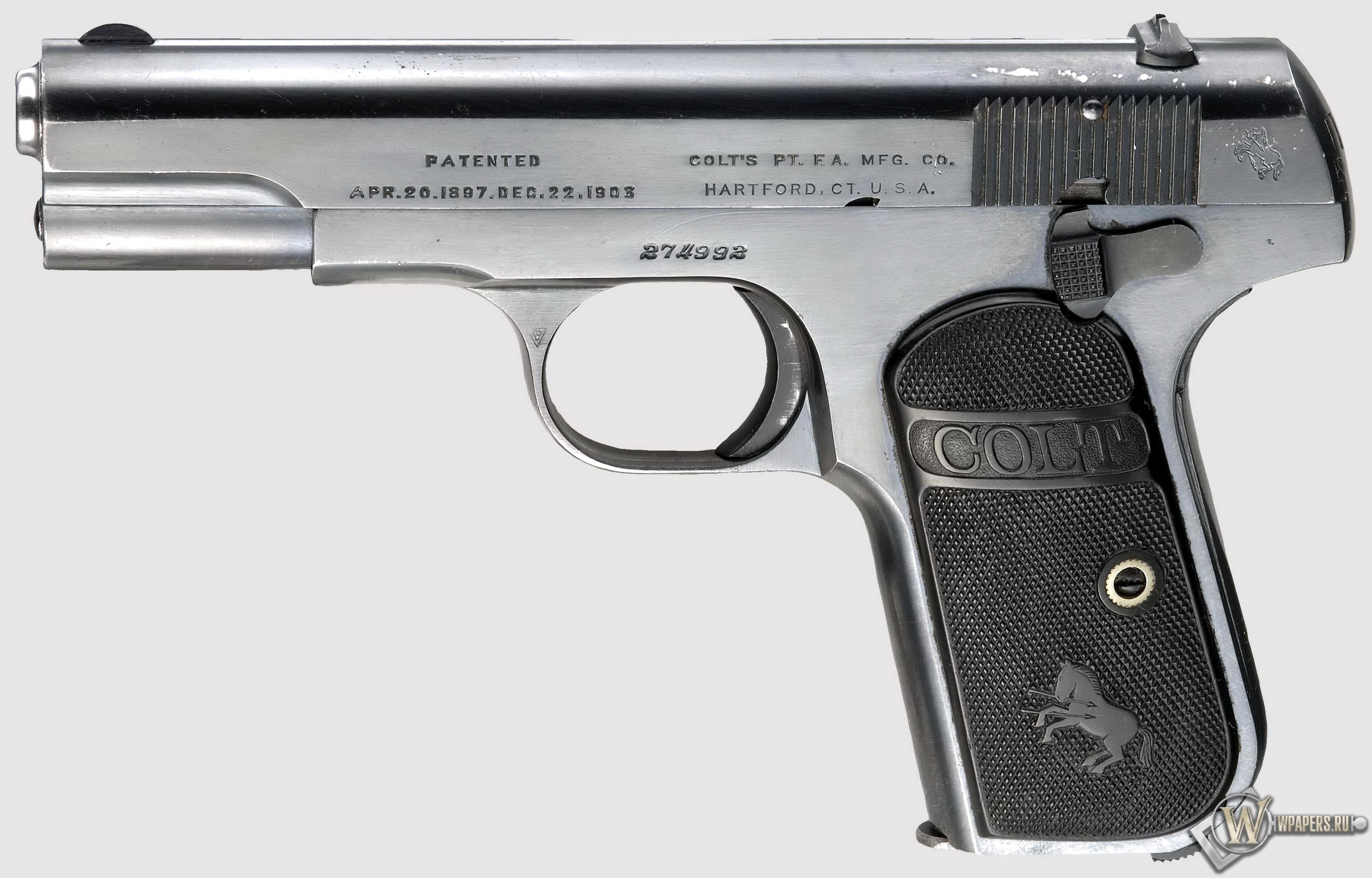 Colt M1903 Hammerless 32 ACP 3200x2048