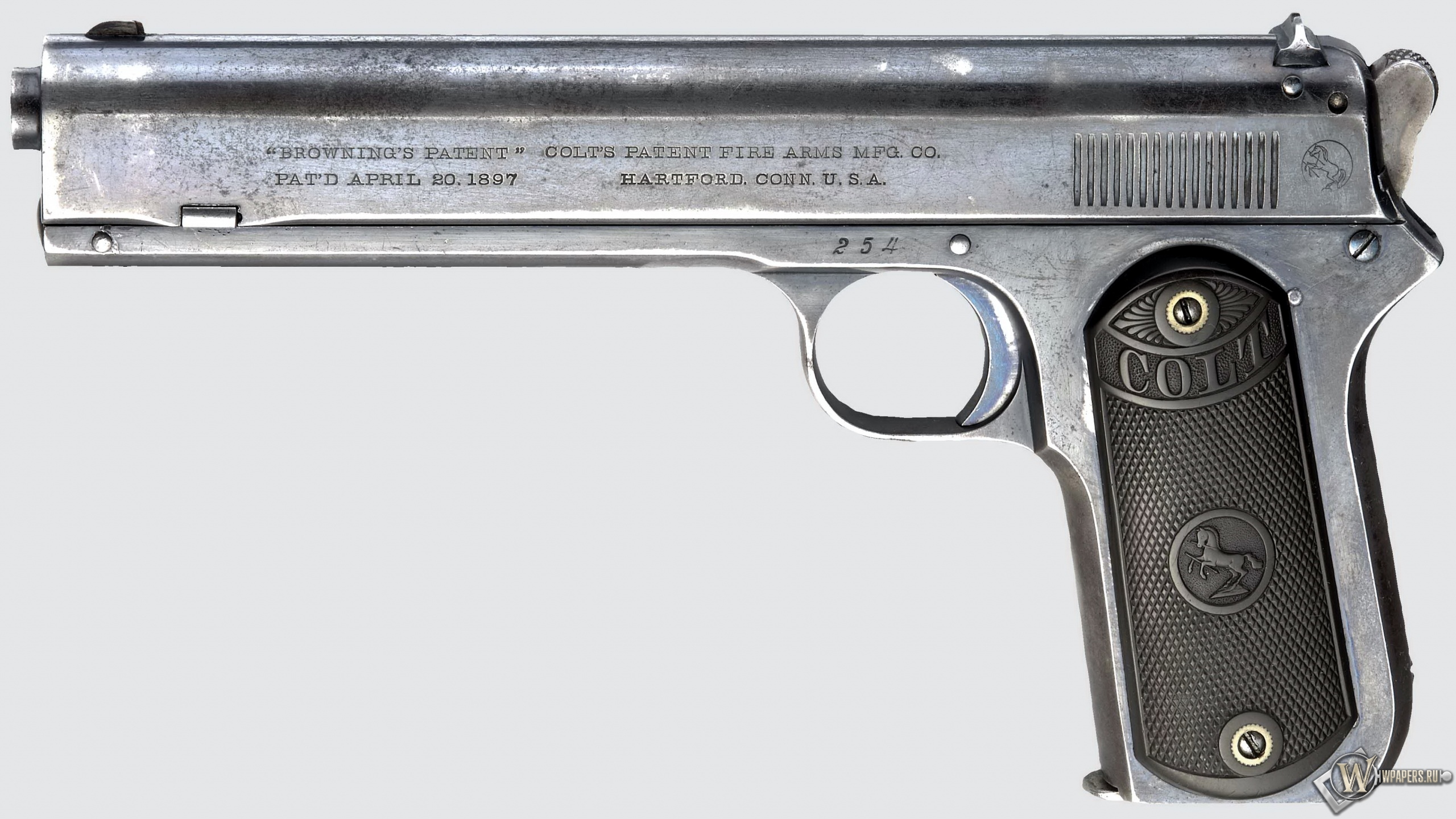 Colt M1900 automatic pistol 2560x1440