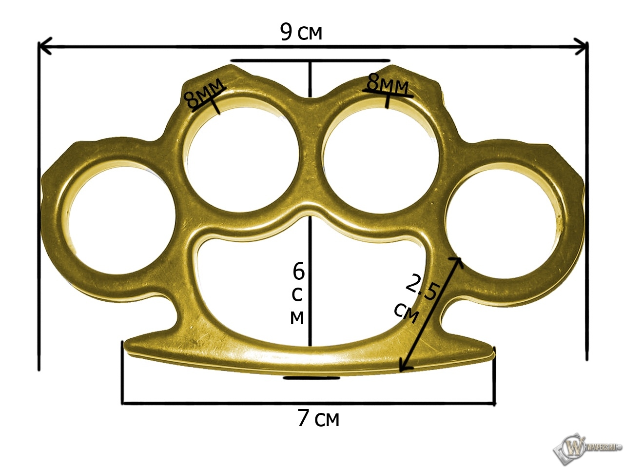 Кастет чертеж dxf