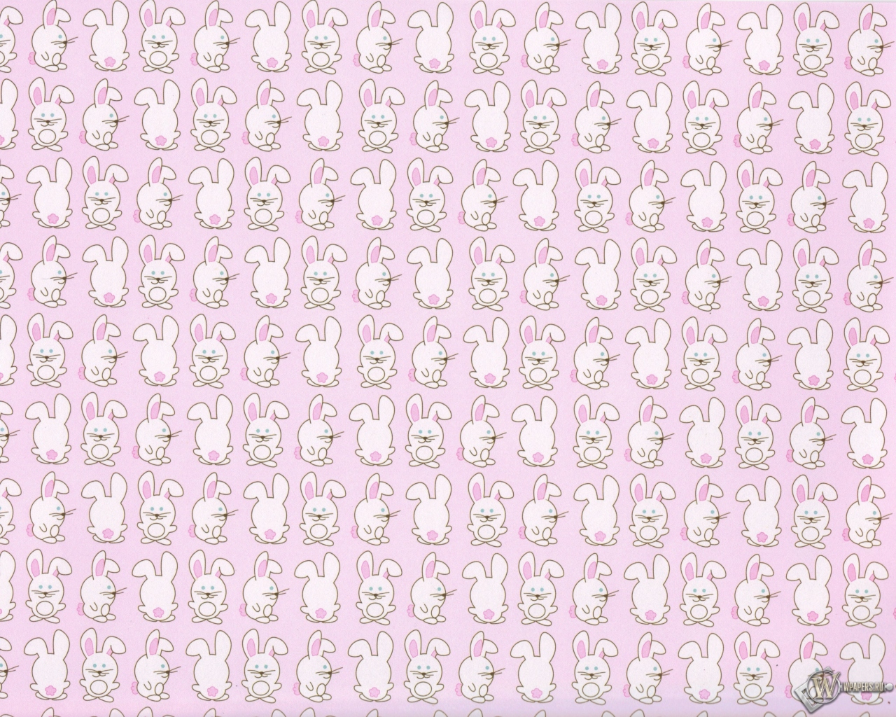 Кролики 1280x1024