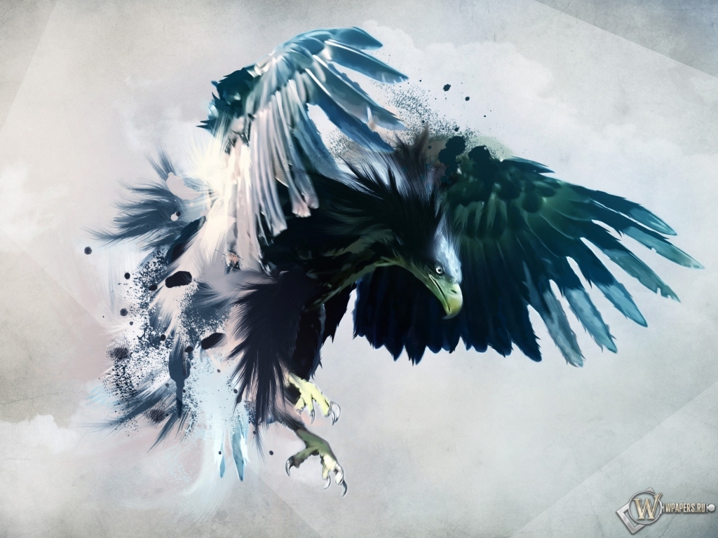 Artistic eagle 1024x768