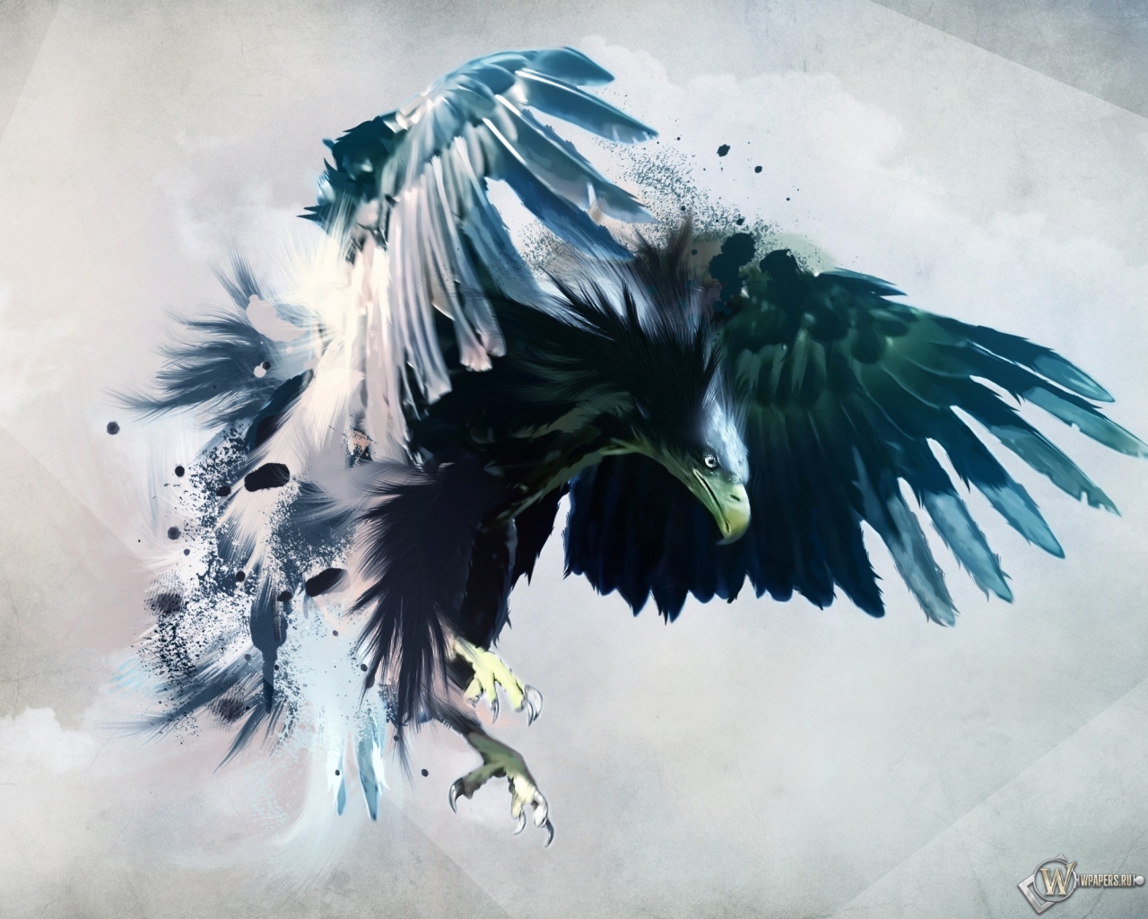 Artistic eagle 1280x1024