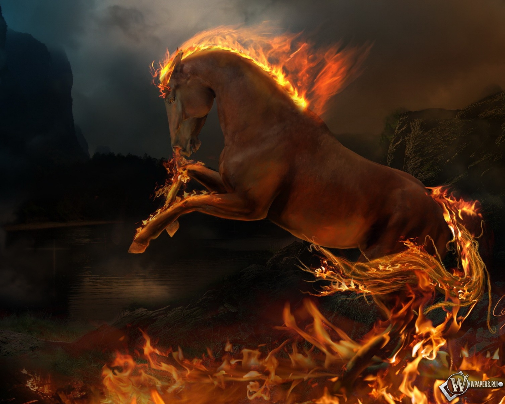 Огненый конь 1920x1536