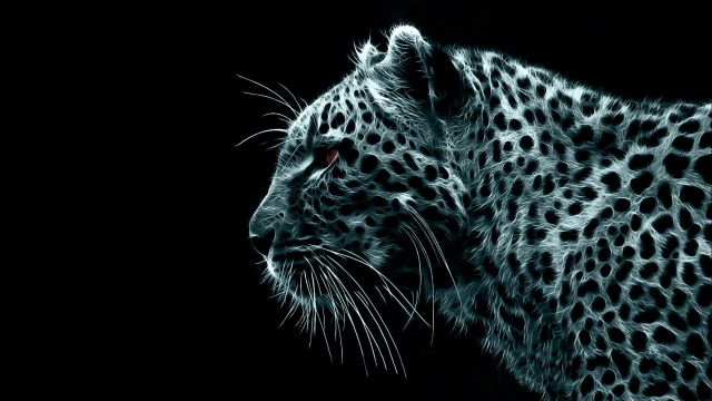 Рисованный Леопард