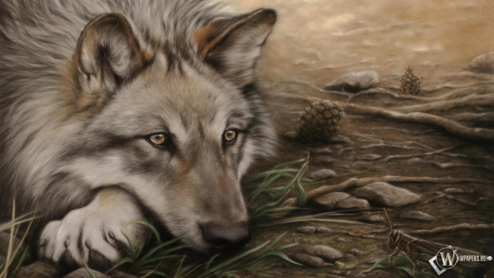 Волк-одиночка 1600x900