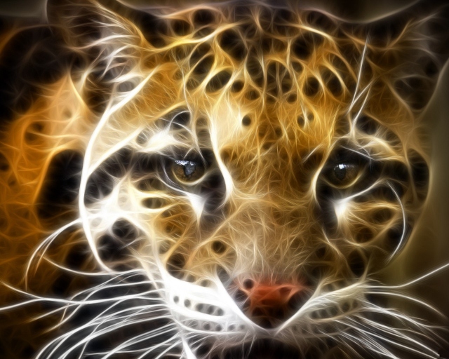 Рисованый тигр