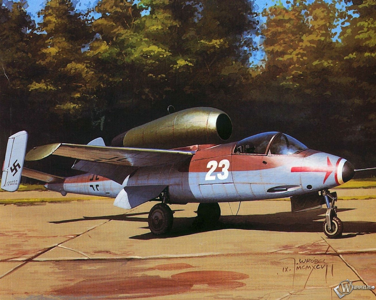 Heinkel He-162 Salamander 1280x1024