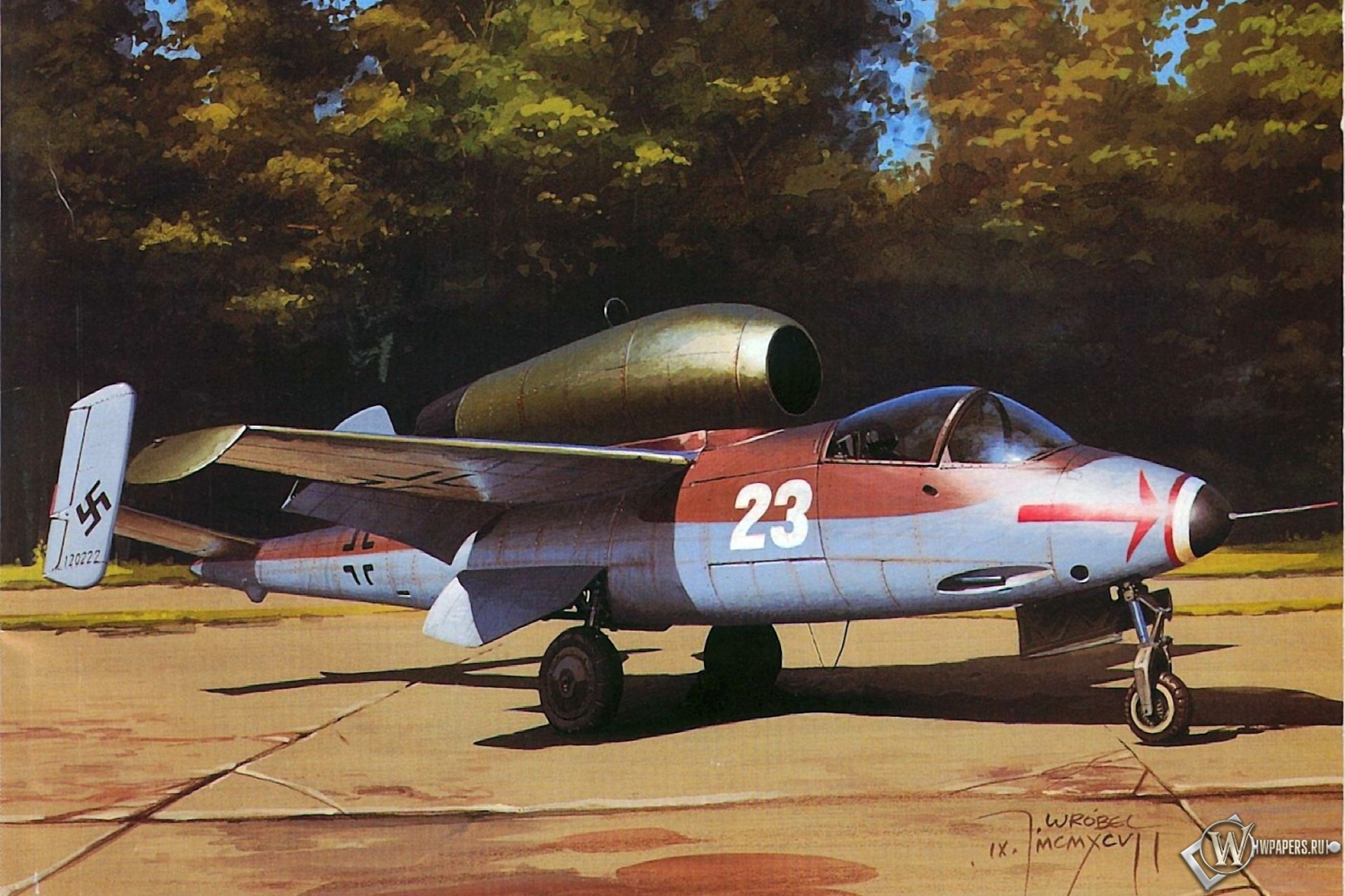 Heinkel He-162 Salamander 1500x1000
